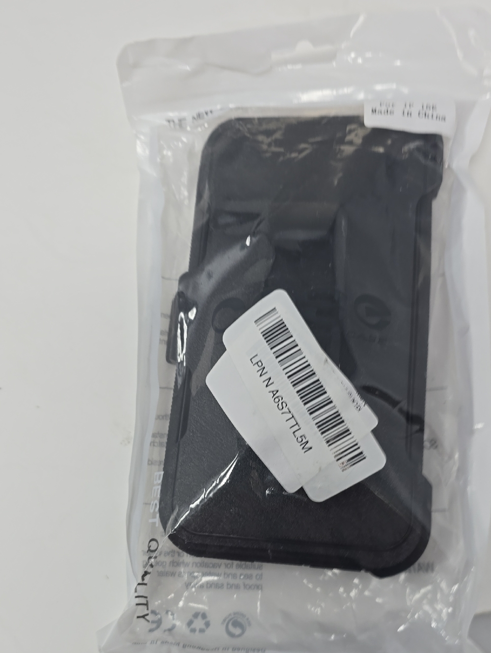 Universal Black Phone Holster Case with Belt Clip I Phone 16e